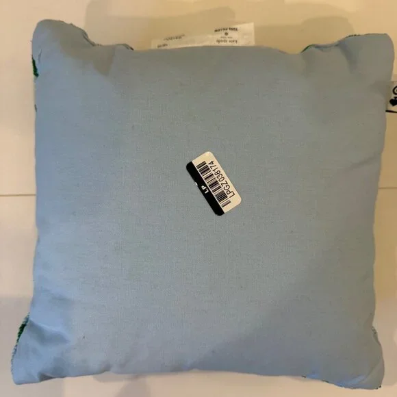 12"x12" Beaded Classic Rose Square Throw Pillow Green/Blue - kate spade new - Picture 7 of 7